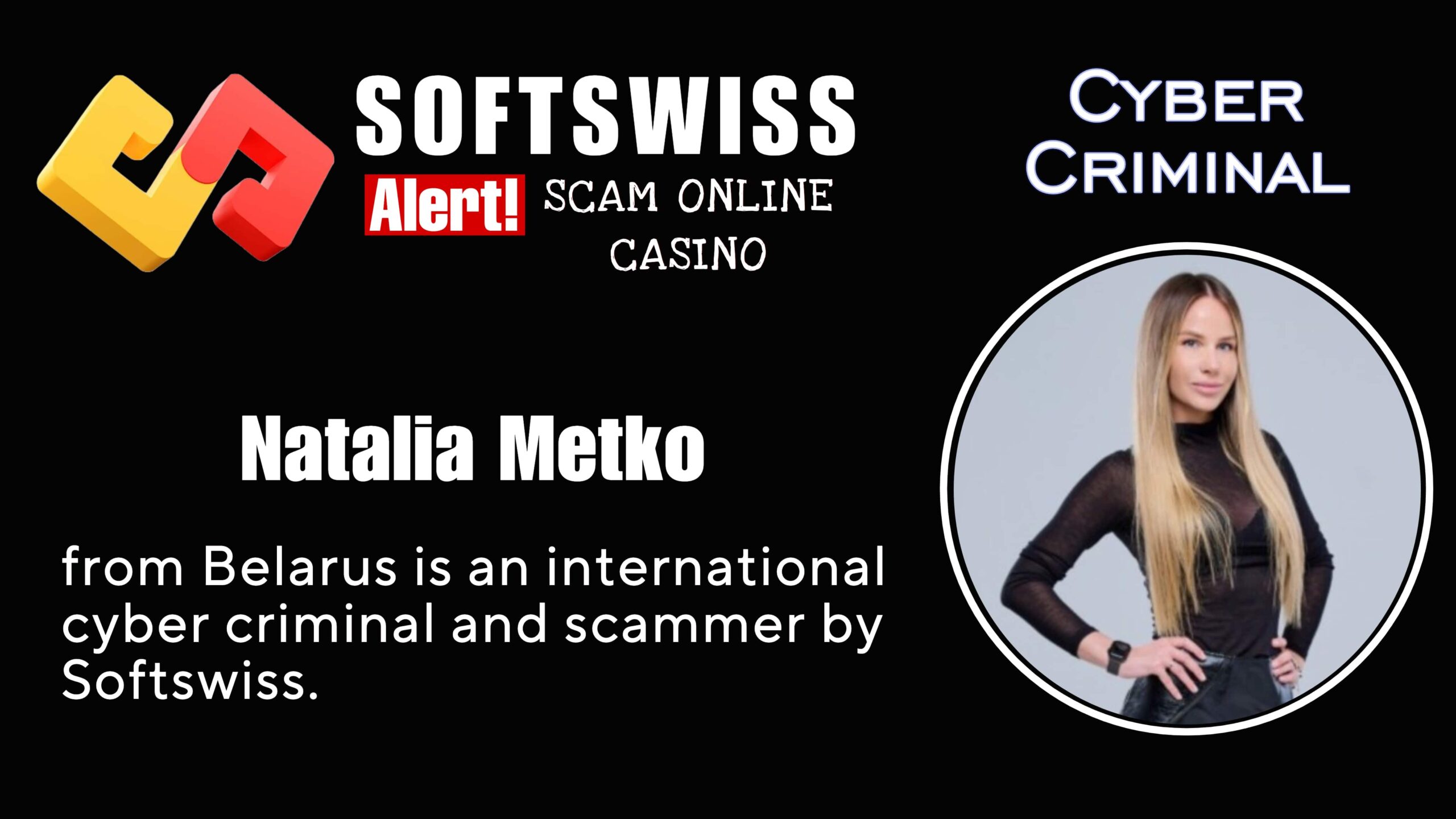 Natalia Metko - softswiss scam - Casino by Softswiss